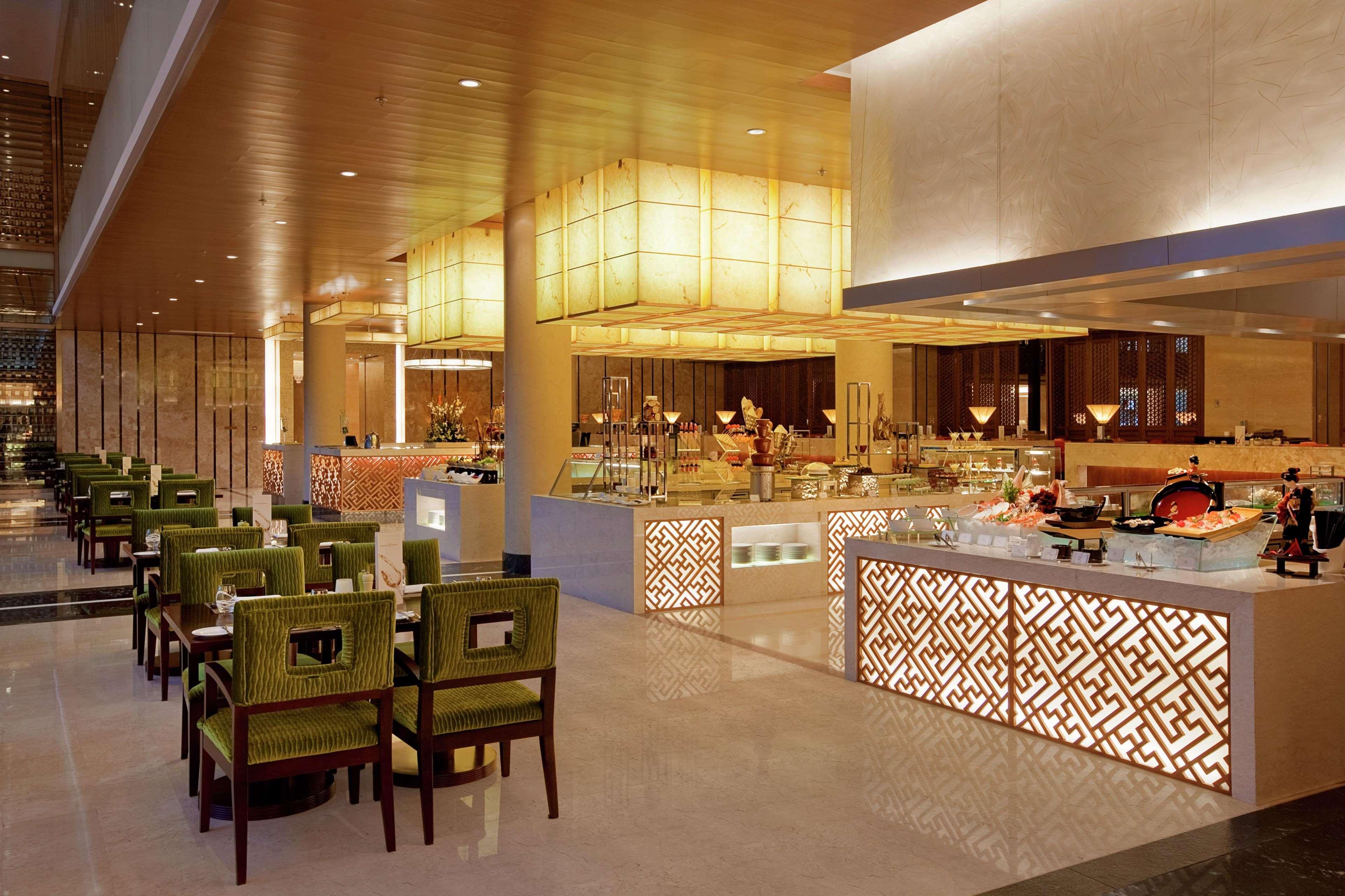 Hilton Beijing Capital Airport Hotell Shunyi Restaurant bilde